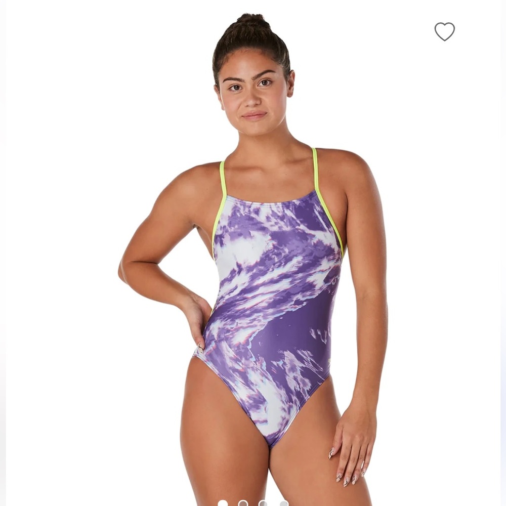 NWT Speedo Crossback One Piece Swimsuit